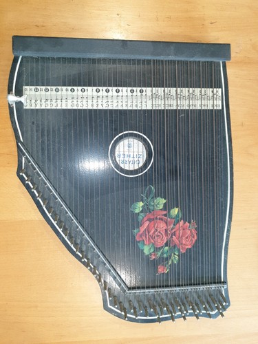 Cithare zither gitaar - gitaar, harpe