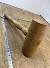 N°408 outillage outils anciens OLD TOOL HAMMER marteau maillet de charpentier