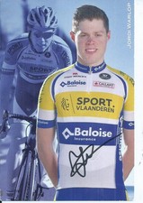 TOUR DE FRANCE CYCLISME autographe  de  WARLOP  JORDI     team  VLAANDEREN