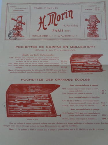 Catalogue morin compas - h.morin,