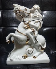 Bouteille vide Porcelaine