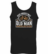 Jamais Underestimate Vieux Homme Avec Bicyclette - Drôle Cyclisme Gilet Vélo MTB