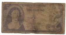 COLOMBIA BANKNOTE $ 2 dos