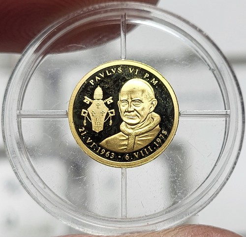 1e1 médaille vatican or - -,