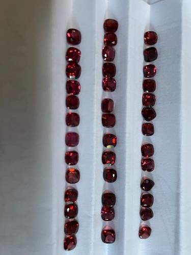 Grenat mozambique 5mm - mozambique, rouge