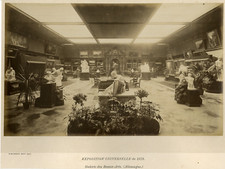 Neurdein. France, Paris, Galerie des Beaux Arts (Allemagne) Vintage albumen prin