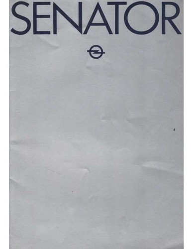 Brochure opel - ▄▀▄,
