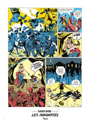 Planches promo lucky luke - promo,