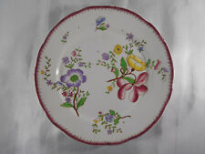 ( 809 ) MAGNIFIQUE ASSIETTE FLORAL EN FAIENCE MANUFACTURE IMPERIALE NIMY
