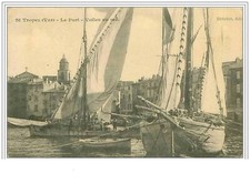 83.ST TROPEZ.LE PORT.VOILES AU SEC