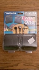 Écouteurs stéréo vintage années 1990 Panasonic deux-en-un système de haut-parleurs RP-HVS20 NEUF DANS LEUR BOÎTE