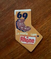 Magnets collection LE GAULOIS carte de FRANCE Depart'Aimant 69 Rhone