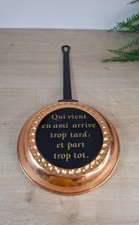 Poêle cuivre décoration - poêle,