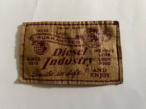 Etiquette jean diesel - etiquette,