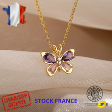 Collier Papillon Acier