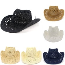 Chapeau de paille tissé à la