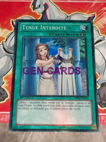 Carte tenue interdite - gi, oh