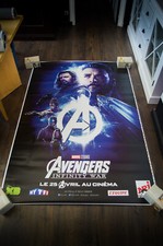 AVENGERS INFINITY WAR ‍? D French Bus Shelter Rolled DS Vintage Movie Poster