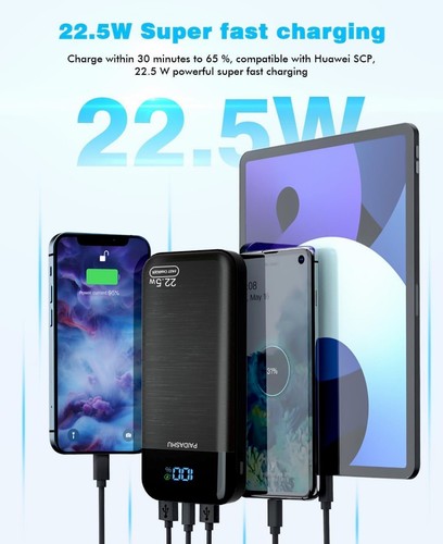Power bank 000mah recharge - bank, 27,000mah