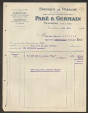 VENDOME (41) USINE de PRESURE