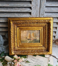 ANCIENNE PEINTURE HUILE SUR