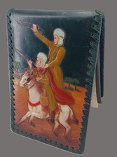 Album photo en cuir vert