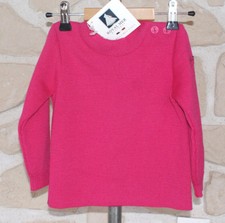 Pull avec laine mérinos rose