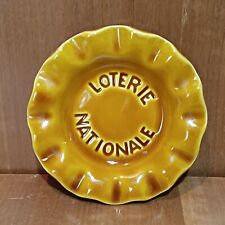 Cendrier De Collection En Céramique, Loterie Nationale, Saint Clément, France