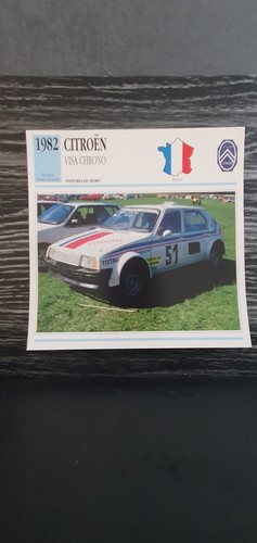 Citroen visa chrono carte - citroen,