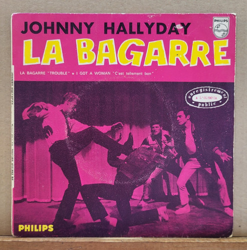 Johnny hallyday la bagarre - d,