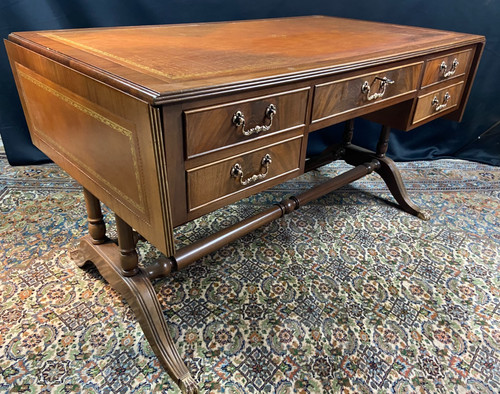Grand bureau anglais acajou - bureau,