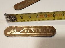 Original MERCURIALE metal logo étiquette French vintage enceinte SPEAKER used
