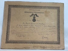 Diploma Military Medal Knight