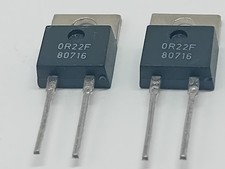 2x 0R 22F.Résistance puissance.