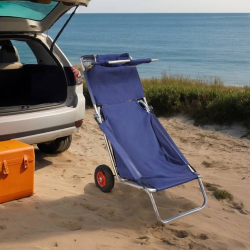 Chariot plage avec roues - avec,