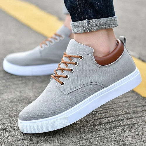 Baskets toile pour hommes - baskets,