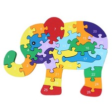 En bois 26 lettres anglaises