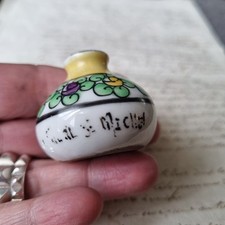 Vase Ancien Dinette 1920 Art Déco Poupée Miniature Mont St Michel Fourmaintraux 