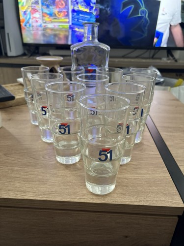 Lot pastis carafe - :, 10