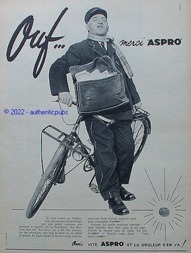 Publicite aspro aspirine - aspro, le