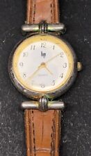 #36 Ancienne Montre Femme LIP Bracelet Cuir MARRON En L’état
