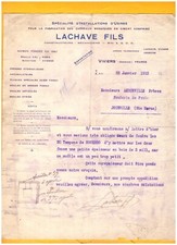 VIVIERS (07) MACHINES-OUTILS pour Fabrication de CARREAUX MOSAIQUES "LACHAVE"