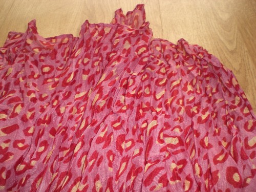 Foulard fin femme rose - , à