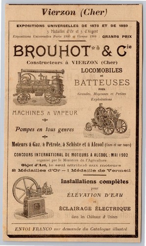 1916 brouhot locomobiles - 1916,