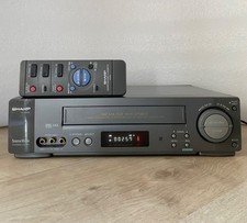 Magnétoscope Lecteur Vhs Sharp VC-MH68 fonctionnel avec télécommande d'origine