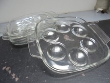 4 Plats à Escargots Pyrex