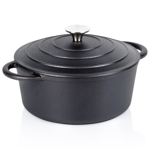 Cocotte fonte couvercle 22cm - couvercle,