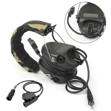H60 Sound Pickup Noise Reduction Headset pour AN/PRC-152 AN/PRC-148 U329 Radio E