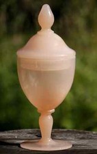 Drageoir opaline rose corail