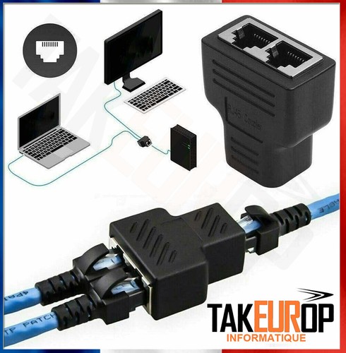 Rj45 lan ethernet splitter - rj45,